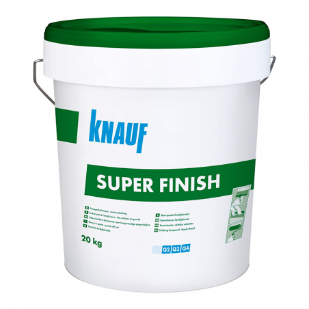 KNAUF • SUPER FINISH Stucco pronto in pasta per finitura dei giunti e la rasatura a superficie piena