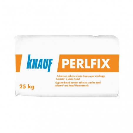 KNAUF • PERLFIX Adesivo in polvere a base gesso per incollaggio lastre ed isolastre Knauf