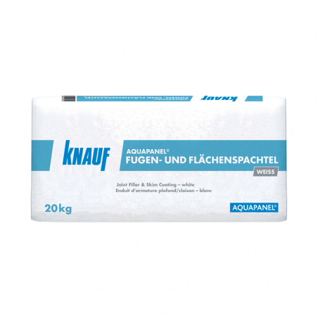 KNAUF • AQUAPANEL® JOINT FILLER & SKIM COATING WHITE Stucco per la sigillatura di lastra...