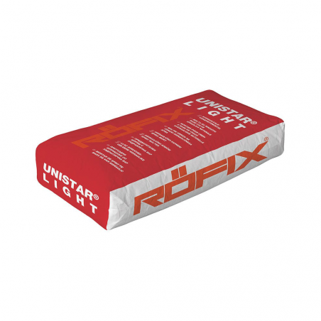 RÖFIX • UNISTAR® LIGHT Collante e rasante minerale, bianco naturale
