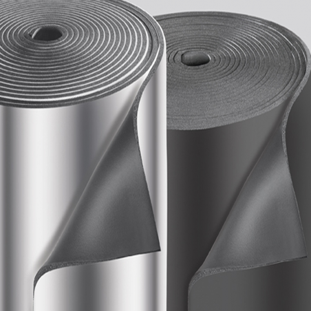 UNION FOAM • EUROBATEX® GLASTEC Tubi e lastre isolanti in rotoli con rivestimento in fibra...