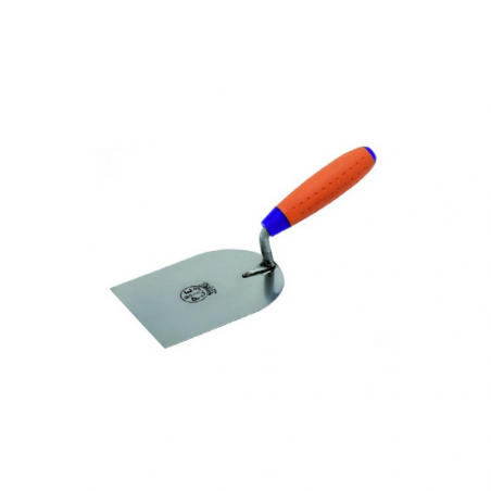 PAVAN • 980/I Cazzuolino in acciaio inox modello Svizzero punta quadra manico Sintesi