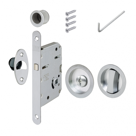 SCRIGNO • KIT CHIUDISCRIGNO Rotonda, maniglia con serratura