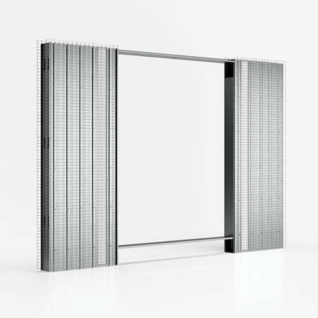 SCRIGNO • SCRIGNOTECH Controtelaio anta doppia intonaco