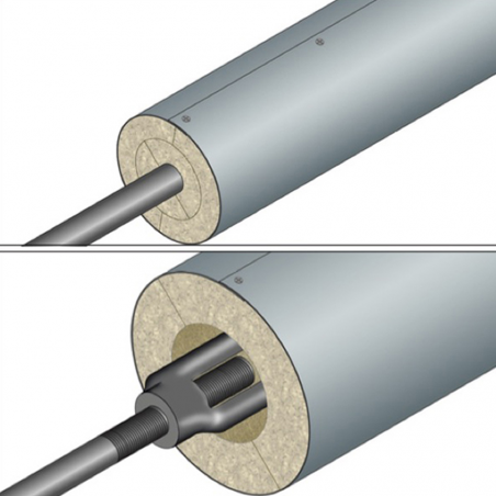 GLOBAL BUILDING • T-REX / C 25 R120 Coppelle per tiranti e copritenditori in fibre ceramiche...