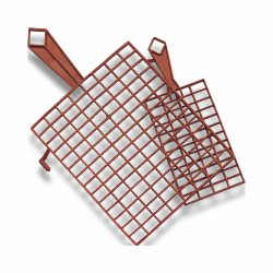 CERVUS • S/707 Retina in plastica per rulli