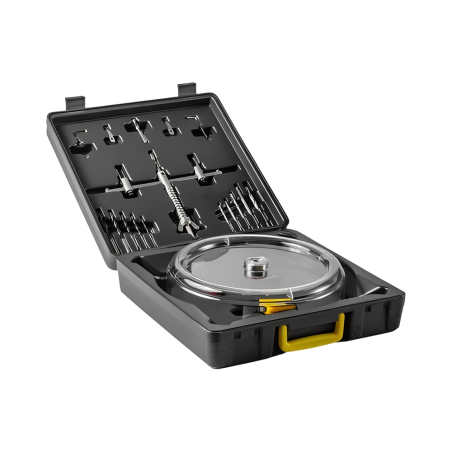 AKIFIX • NAUE18001 Sega regolabile a compasso "maxi" con campana protettiva antipolvere