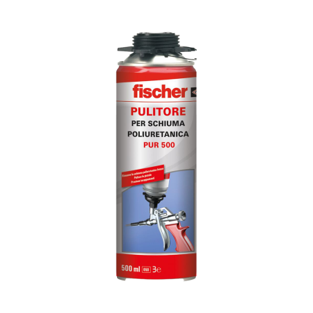 FISCHER • PUR 500 Pulitore per pistola e per schiuma poliuretanica non indurita
