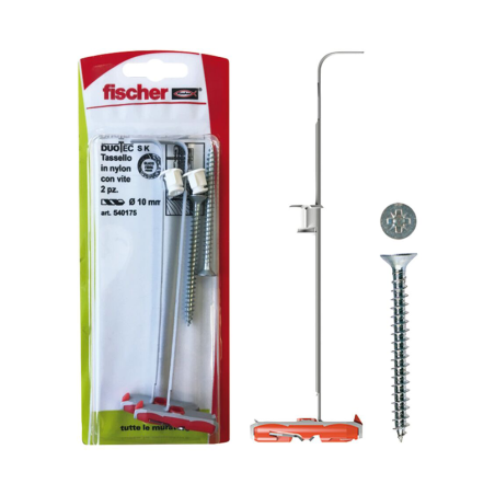 FISCHER • DUOTEC 10 S K Fissaggio basculante in nylon con vite