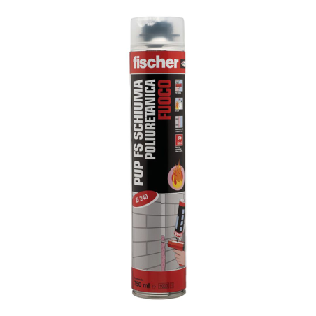 FISCHER • PUP FS 750 Schiuma poliuretanica monocomponente per applicazioni antifuoco