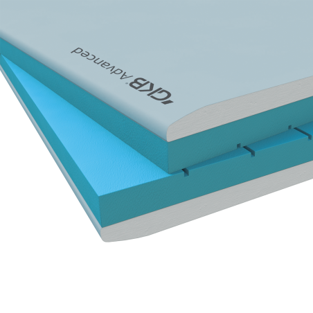 KNAUF • ISOLASTRA® ADVANCED XPS Lastra Knauf GKB (A) accoppiata con materiale isolante (XPS)