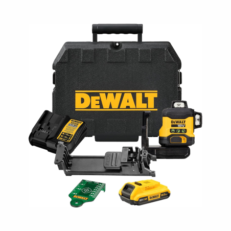 DEWALT • DCLE34031D1-QW Laser multilinea con raggio verde
