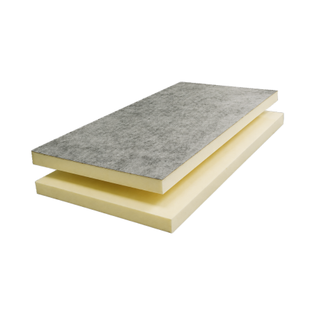 SWISSPOR • PIR B-V Pannello termoisolante rivestito con velo vetro bitumato e velo vetro...